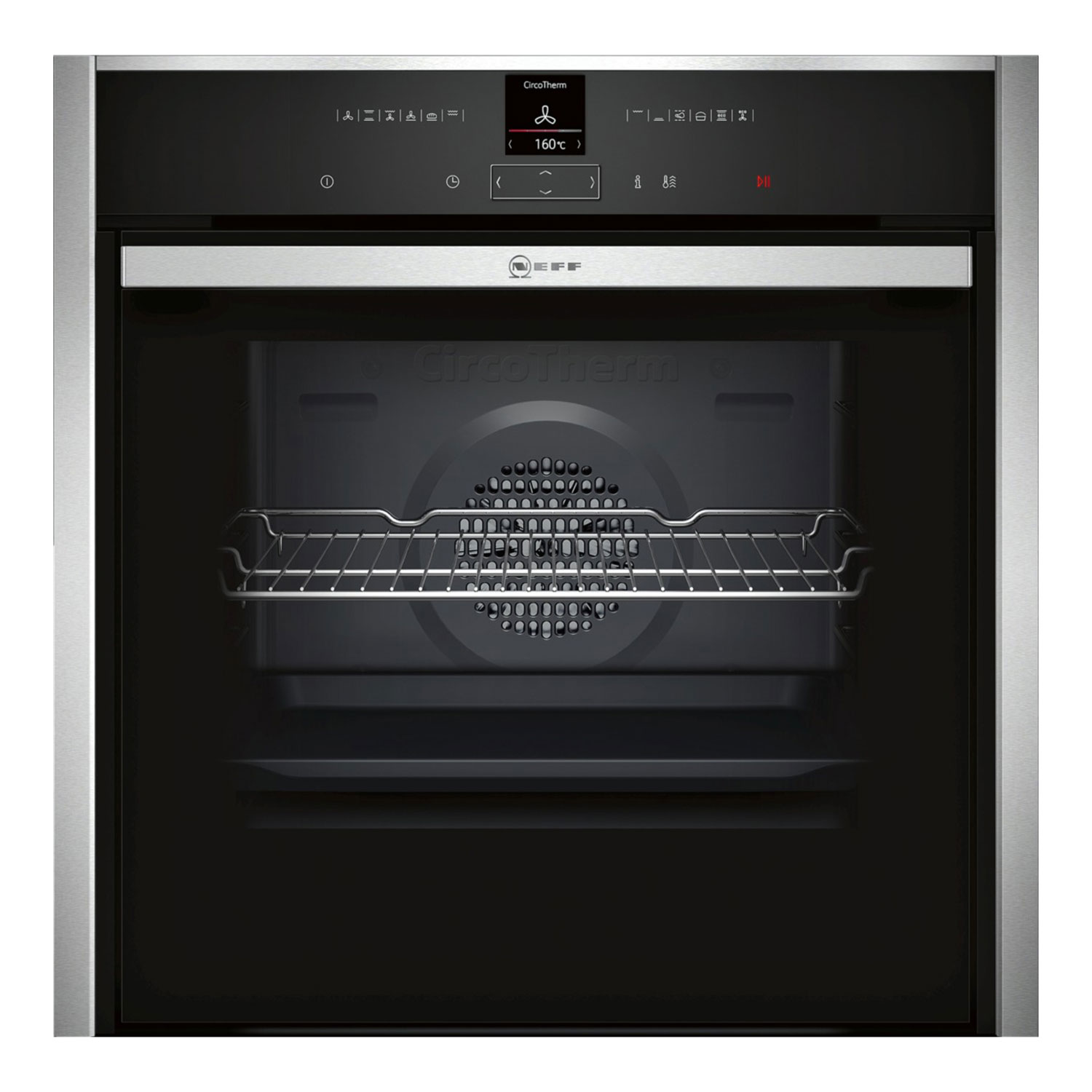 Neff B57CR23N0B 59.6cm Built In Electric Single Oven - Stainless Steel thumbnail image